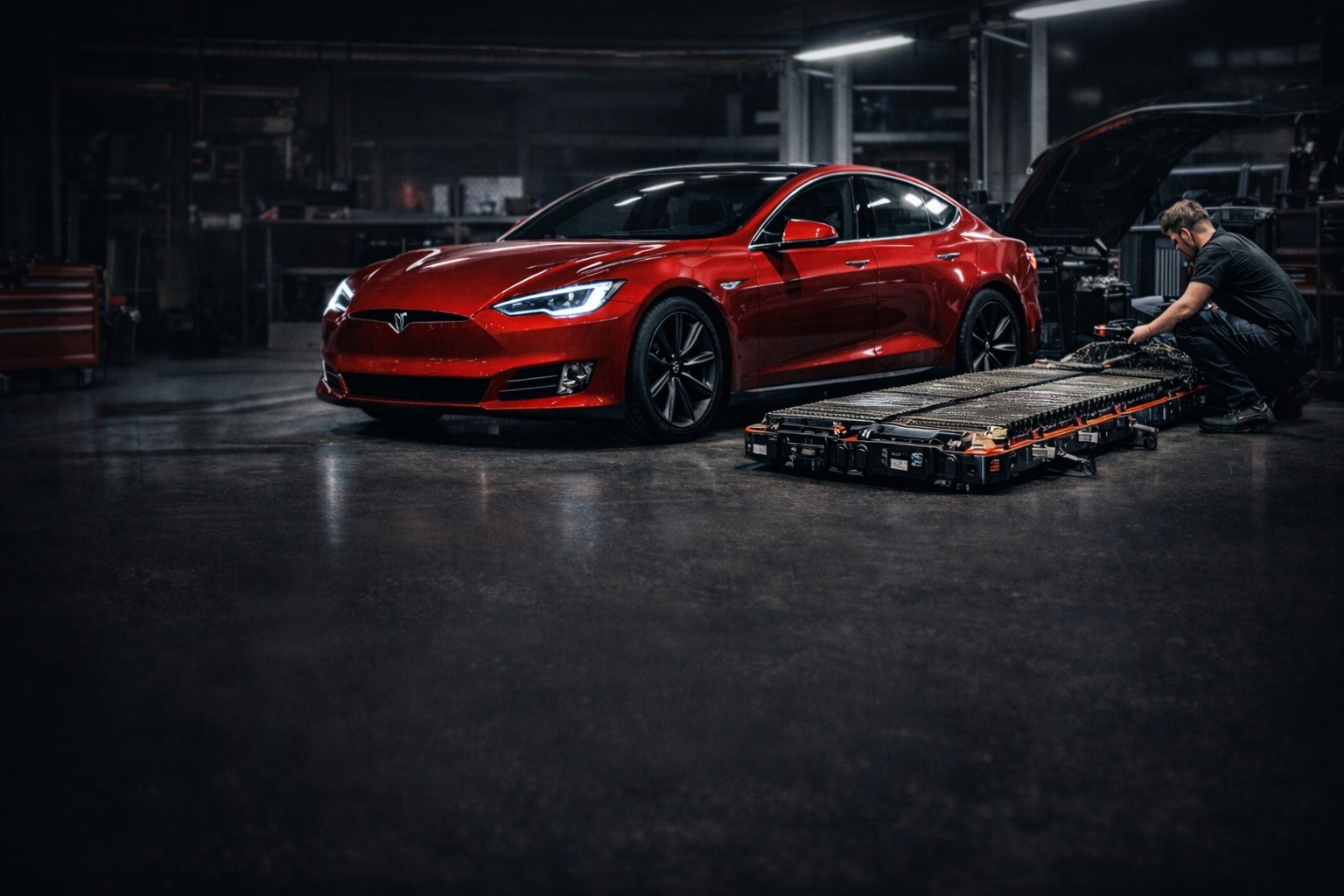ремонт батареї Tesla у Кропивницькому